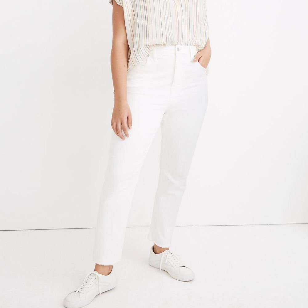 Madewell Size 35 High Rise Slim Boy Jean Tile K790